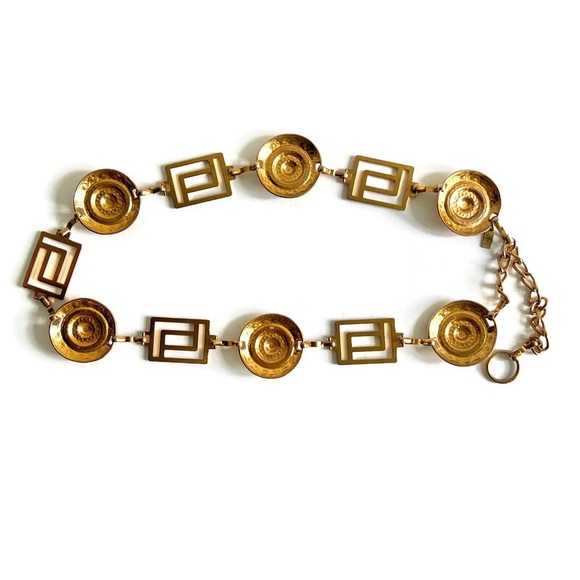 90s Bill Blass Gold Medallion Belt Vintage - Picture 7 of 7